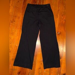 Boden Womens Pants 10 R Black High Rise Hampshire Flared Trouser -work